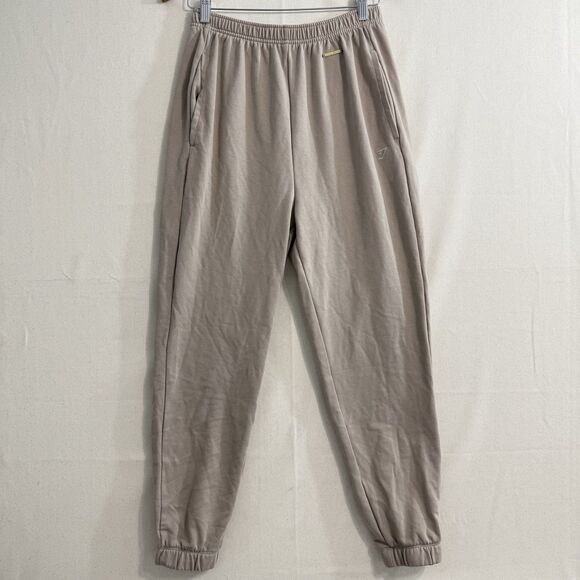 Gymshark Pants - Gymshark Womens Size Medium Tan Whitney Simmons Loose Sweat Pant Joggers